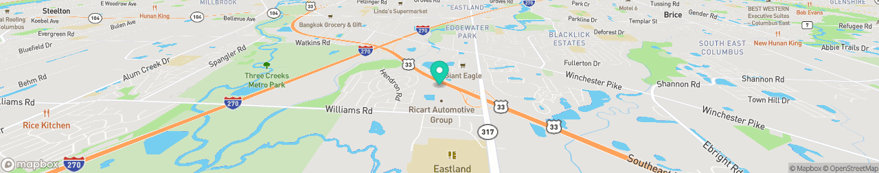 ev charging station on the map