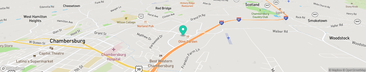 ev charging station on the map
