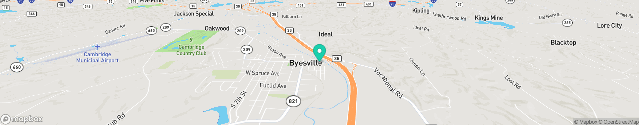 ev charging station on the map