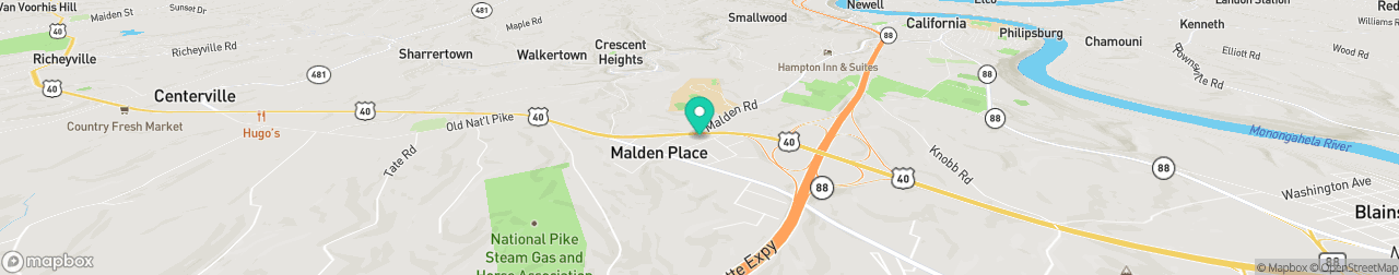 ev charging station on the map