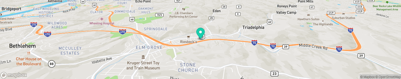 ev charging station on the map