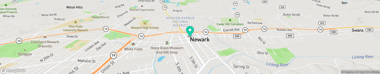 ev charging station on the map