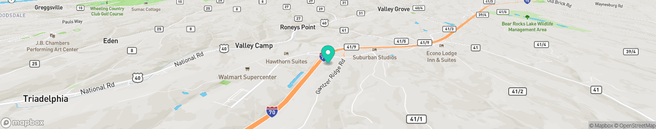 ev charging station on the map