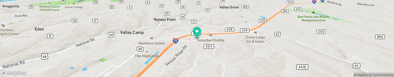 ev charging station on the map