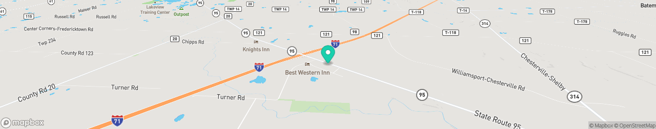 ev charging station on the map