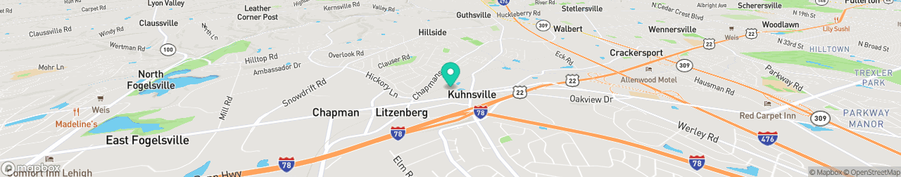 ev charging station on the map