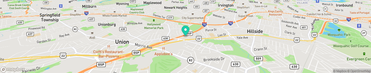 ev charging station on the map