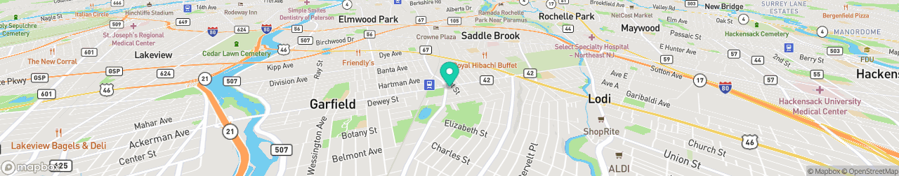 ev charging station on the map