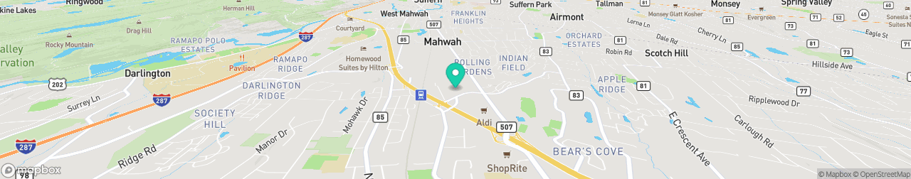 ev charging station on the map