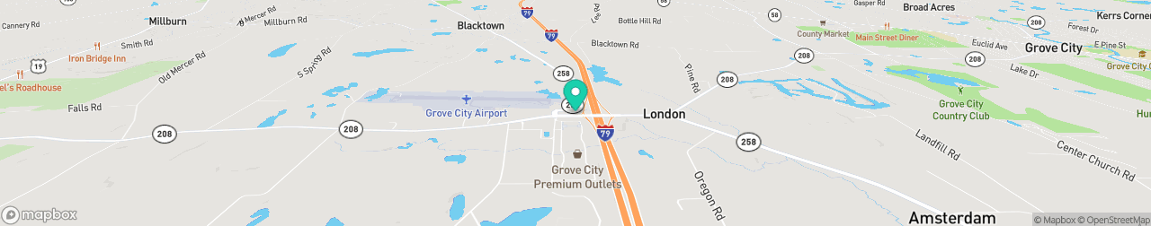 ev charging station on the map