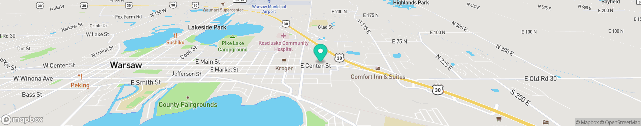 ev charging station on the map
