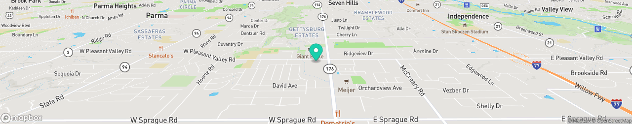 ev charging station on the map