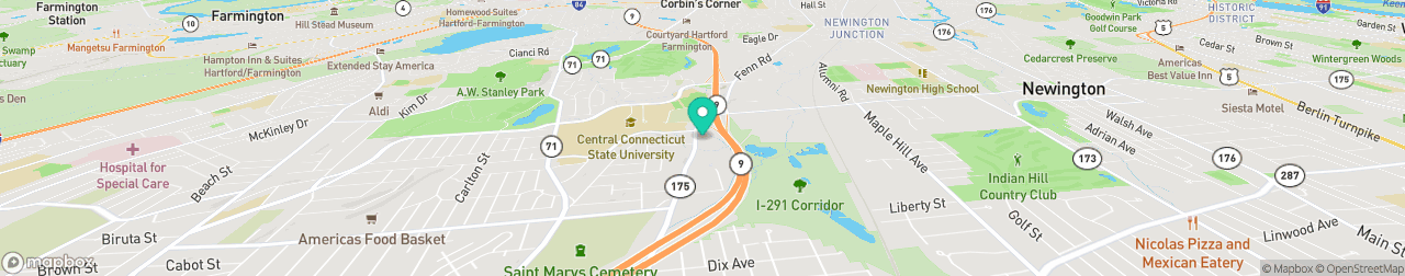 ev charging station on the map