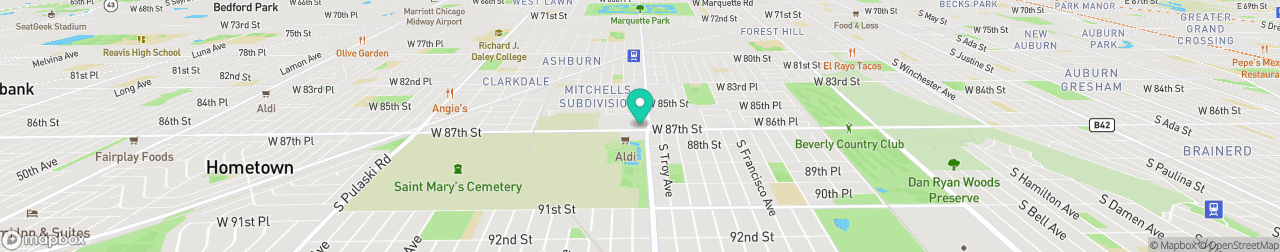 ev charging station on the map