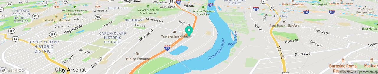 ev charging station on the map