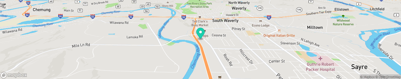 ev charging station on the map