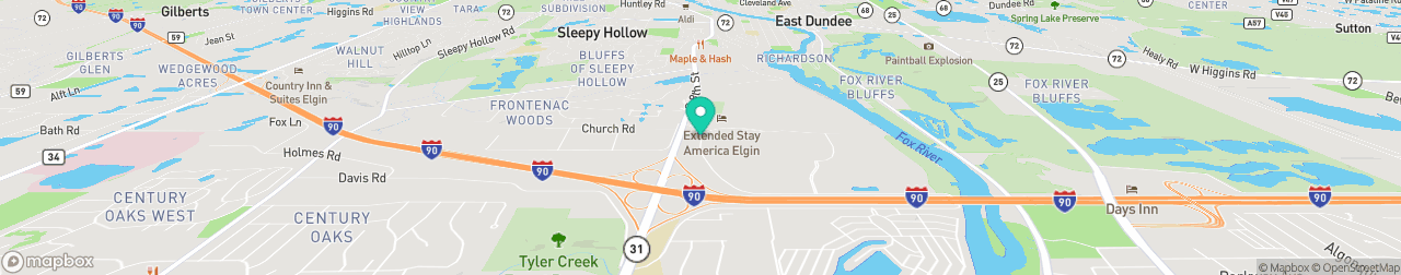 ev charging station on the map