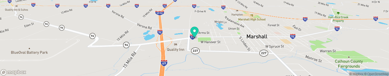 ev charging station on the map