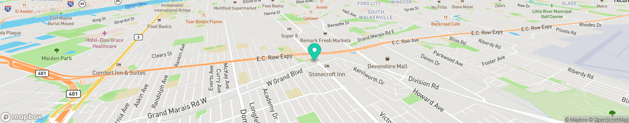 ev charging station on the map
