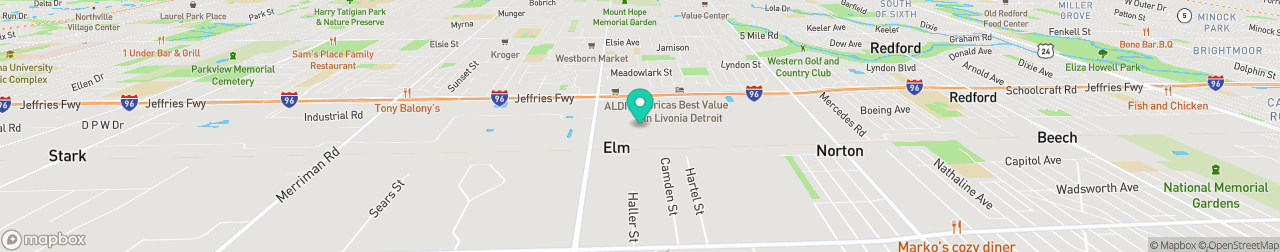 ev charging station on the map
