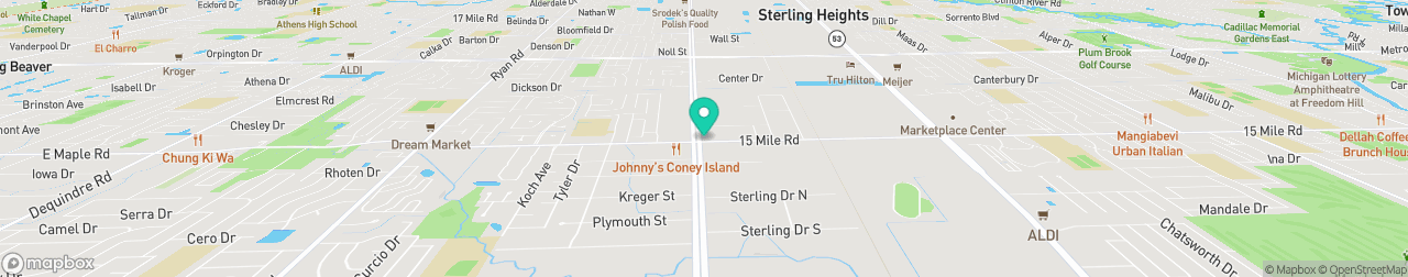 ev charging station on the map