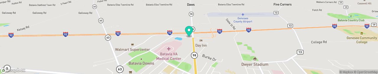 ev charging station on the map