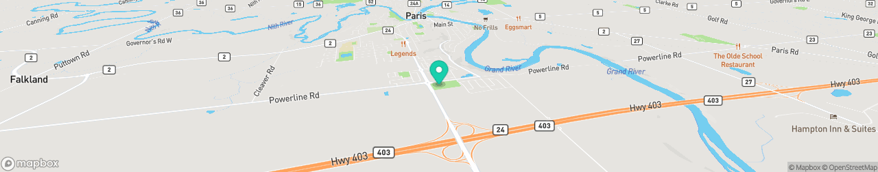 ev charging station on the map