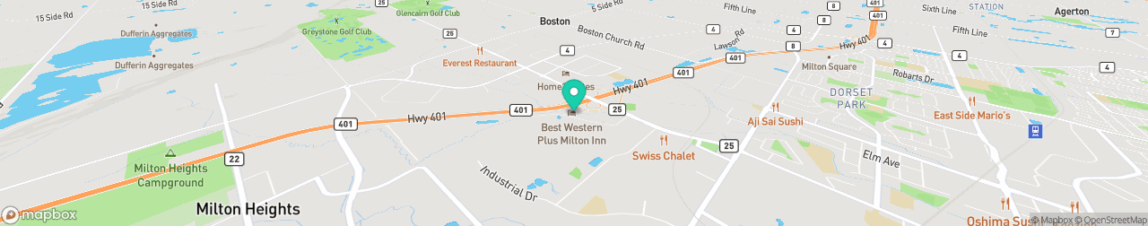 ev charging station on the map