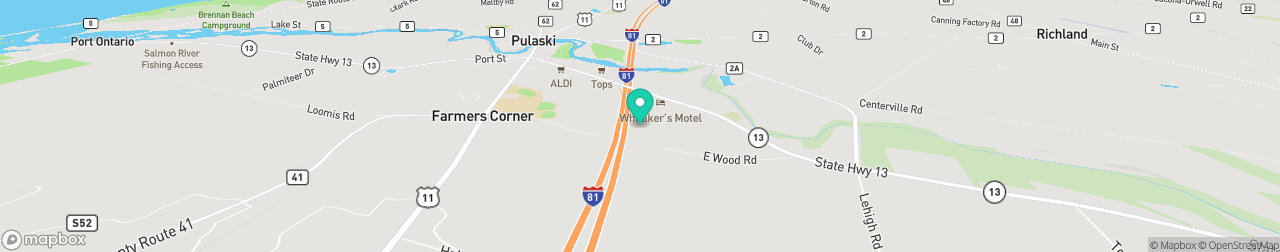 ev charging station on the map