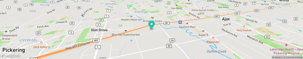 ev charging station on the map