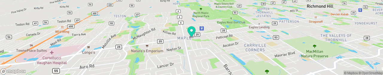 ev charging station on the map