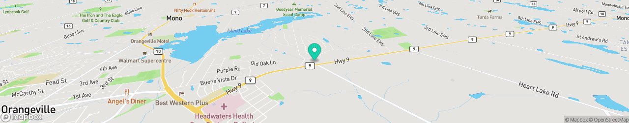 ev charging station on the map