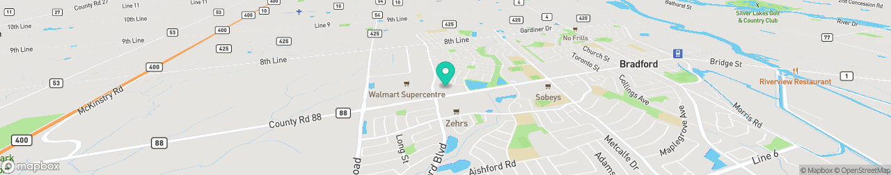 ev charging station on the map