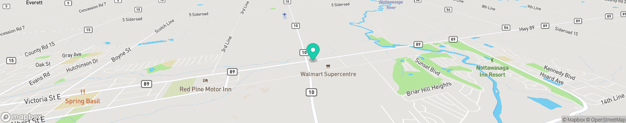 ev charging station on the map