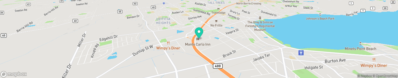 ev charging station on the map