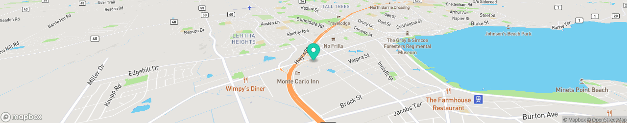 ev charging station on the map