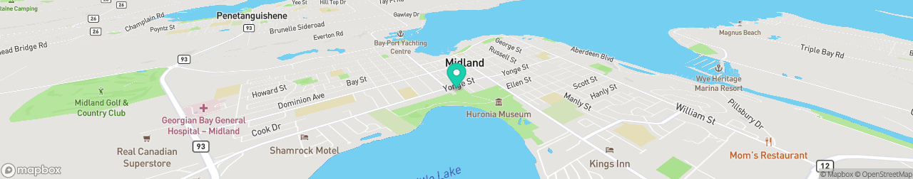 ev charging station on the map