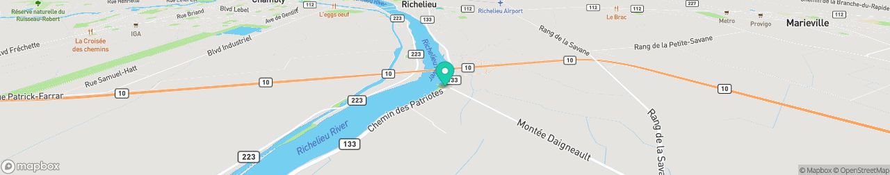 ev charging station on the map