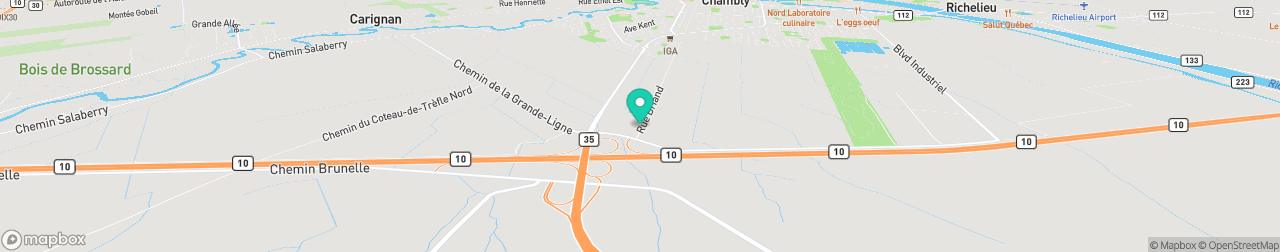 ev charging station on the map