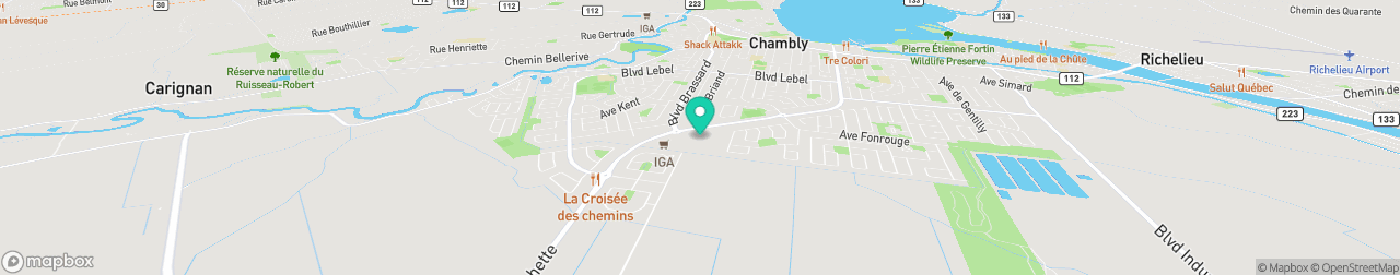 ev charging station on the map