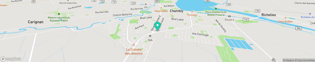 ev charging station on the map
