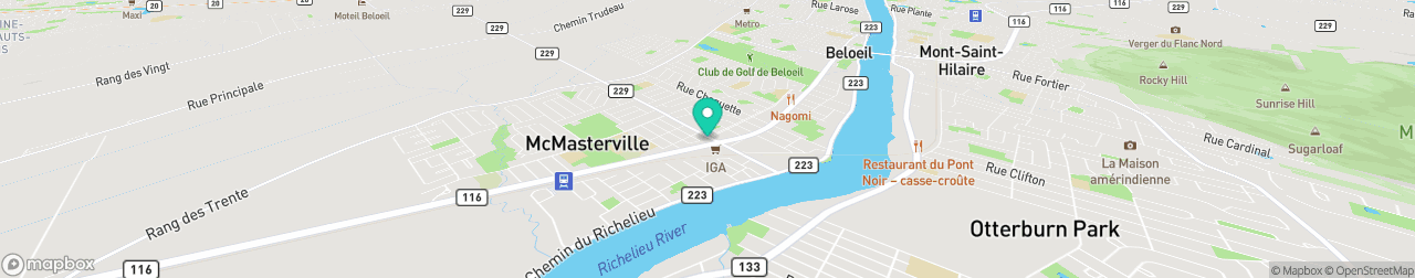 ev charging station on the map