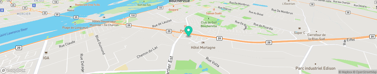 ev charging station on the map