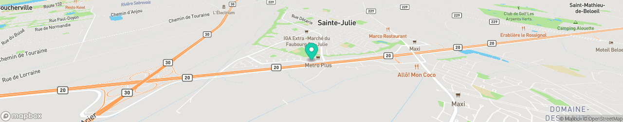 ev charging station on the map