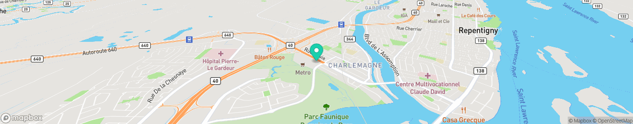 ev charging station on the map