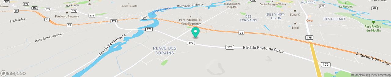 ev charging station on the map