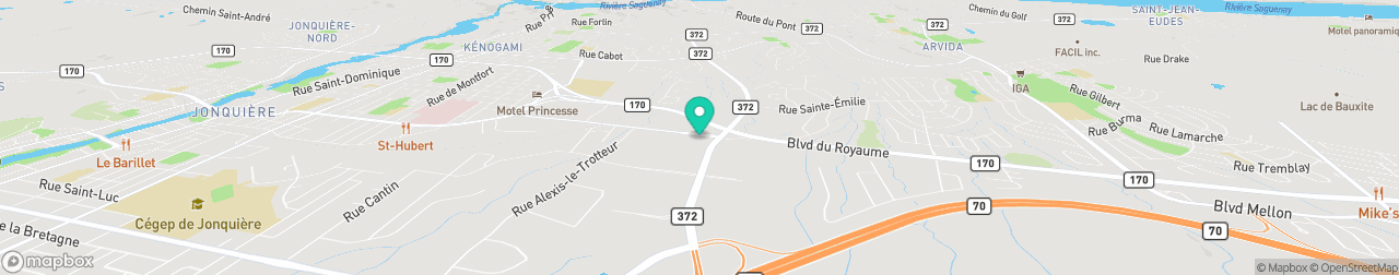 ev charging station on the map