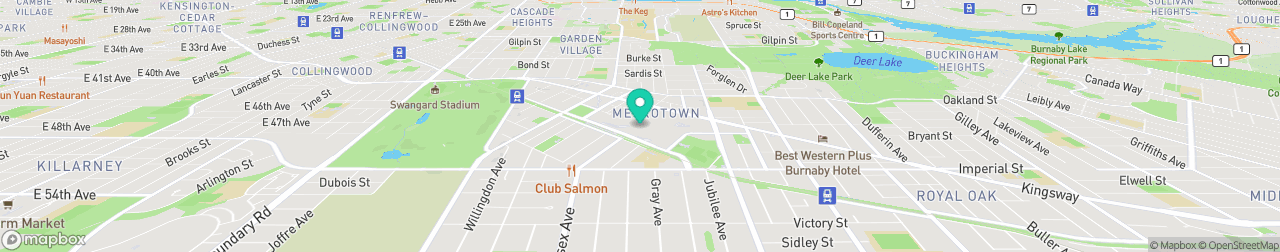 ev charging station on the map