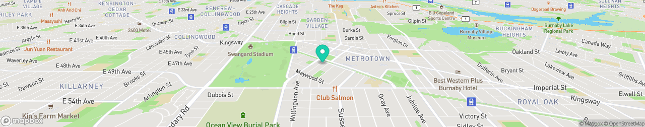 ev charging station on the map