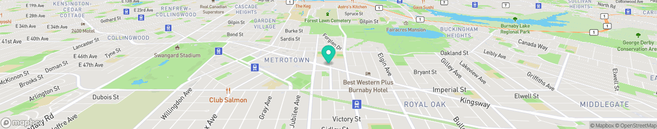 ev charging station on the map